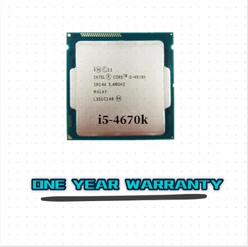 Intel Core i5-4670K i5 4670K I5 4670 K 3.4 GHz Quad-Core Quad-Sriegis 84W 6M CPU Procesorius LGA 1150