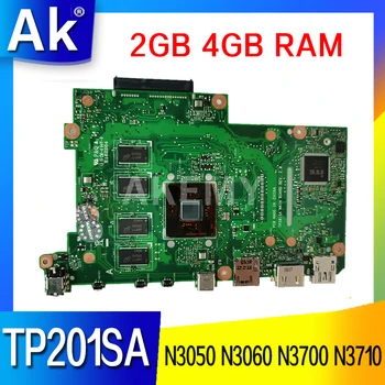 TP201SA Sąsiuvinis mainboard ASUS VivoBook TP201 TP201S TP201SA Nešiojamas plokštė N3050 N3060 N3700 N3710 CPU 2 GB 4 GB RAM