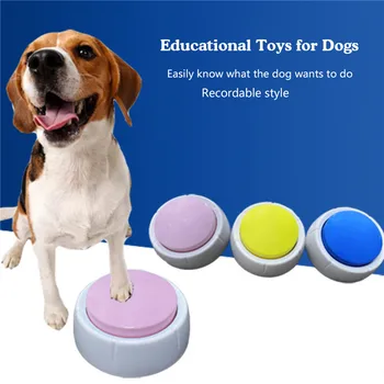 Naminių gyvūnų, Šunų Mokymo, Garso Mygtukai Komunikacijos Kalbėti Šuo Mygtukai Šuo Interaktyvių mokomųjų Žaislų Įrašymo Naminių Reikmenys