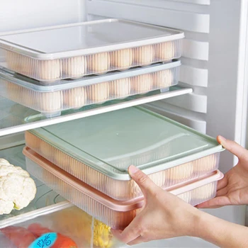 Nešiojamų Plastikinių Kiaušinių Dėžutės Virtuvės Kiaušinių Laikymo Dėžutė 24 Tinklelis Kiaušinių Laikiklį Ant Kitos Šaldymo Saugyklos Organizatoriai Kiaušinių Laikymo Konteineris