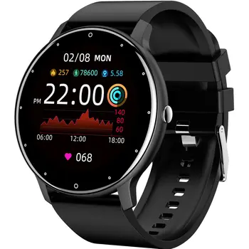 Moterų Smart Watch Vyrų Smartwatch Širdies ritmo Monitorius Sporto Fitneso Muzikos Ponios Vandeniui Žiūrėti 