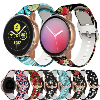 Pakeitimo Smartwatch Riešo Dirželis Samsung Galaxy Active2 Watch4 44 40mm Silikono Watchband Žiūrėti 4 Klasikinis 46 42mm Apyrankė