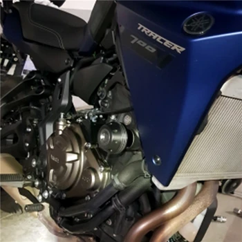 Motociklas Krenta apsauginis Rėmas Slankiklį Lauktuvės Guard Anti Crash Pad apsaugos Yamaha BANDOMŲJŲ 700 GT Bandomųjų 700 MT-07