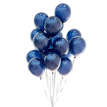 10vnt 10inch 12inch šviesos mėlyna balionai tamsiai mėlynas balionas gimtadienis, vestuvės dekoro Valentino Diena juoda latekso balionas