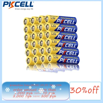20 X PKCELL R03P 1,5 V AAA Baterijos 3A Bateries Super Sunkiųjų vienkartinio Naudojimo Baterijas Termometras