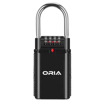 ORIA Klavišą seifo Raktų Saugojimo Derinys Užraktas Lange Mygtuką Užrakinti Saugojimo Dėžutė 4 Skaitmenų Derinys Užraktas Vandeniui Indoor/Outdoor