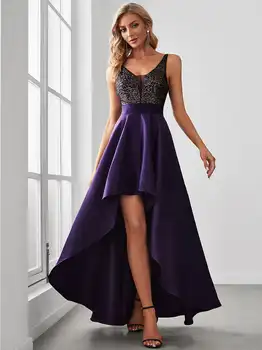 Elegantiškas vakarines Sukneles V kaklo Backless Blizgančių Karoliukų suknelė 2023 kada nors gana Sexy TAMSIAI RAUDONOS Promenadzie Suknelė Wome s