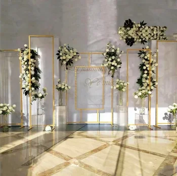 Vestuvinė Arka, Vestuvių Puošimas, Gėlių Arka Šalies Ceremonija Foną, Rėmelių Ekrano Ornamentais, Geometrinių Ekrano Fono Apdaila