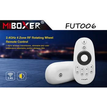 Miboxer FUT006 2.4 GHz, 4 Zona Besisukančių Ratų BMT Nuotolinio Valdymo 30m LED Šviesos Nuotolinio Lemputes Valdytojas Touch RF Belaidžio Nuotolinio valdymo
