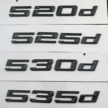 3D ABS Automobilių Raidžių Kamieno Emblema Logotipas Ženklelis Lipdukas BMW E60 d530d 530i 520d F10 520i E39 535d 535i 540i 525d F11 Priedai