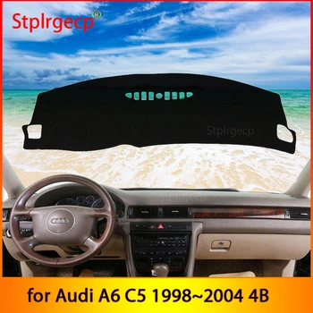 Audi A6 C5 1998-2004 m. 4B neslystantis prietaisų Skydelio Kilimėlis Padengti Trinkelėmis skėtį nuo saulės Dashmat Automobilių Reikmenys 2003 2002 2001 2000 1999