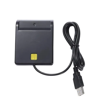 USB Smart Card Reader Banko Kortele IC/ID EMV kortelių Skaitytuvas Aukštos Kokybės už 