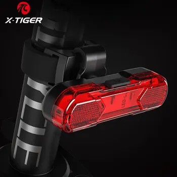 X-TIGRAS Dviračių Galinis Žibintas atsparus Vandeniui MTB Dviračių Šviesos USB Įkrovimo LED Dviračių užpakalinis žibintas 