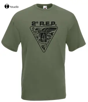 2019 Nauji Aukštos Kokybės Marškinėliai T-Shirt Marškinėliai Emblema 2 Rep Prasto Matomumo Užsienio Legiono Vasaros Medvilnės Marškinėliai Tee Marškinėliai