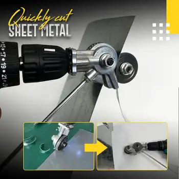 Mintiml® Elektrinis Grąžtas Plokštės Pjovimo Lakštinio Metalo Nibbler Naujas Skardos Žirklės Pjovimo Punch Žirklės Modifikuotų Elektrinių Įrankių Priedai