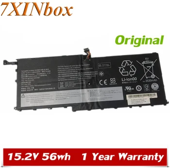7XINbox 15.28 V 56Wh Originalios Baterijos SB10K97566 SB10K97567 Lenovo ThinkPad X1C Jogos Anglies Gen 6 00HW028 01AV409 01AV410