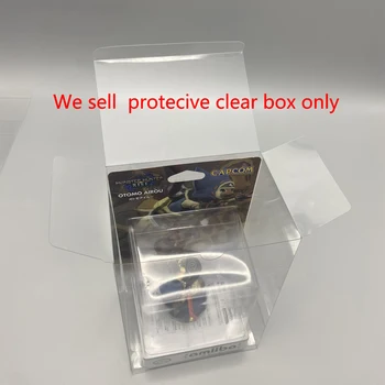 10vnt Aišku, dėžutė Monster Hunter Pakilti amiibo specialios ekranas dėžutės plastikinės PET surinkimo saugojimo apsauginėje dėžėje