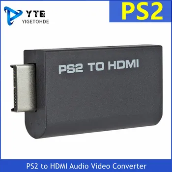 YIGETOHDE PS2 HDMI 480i/480p/576i Garso ir Vaizdo Keitiklis Su 3,5 Mm Garso Išvesties Palaiko Visus PS2 Rodymo Režimai PS2 HDMI